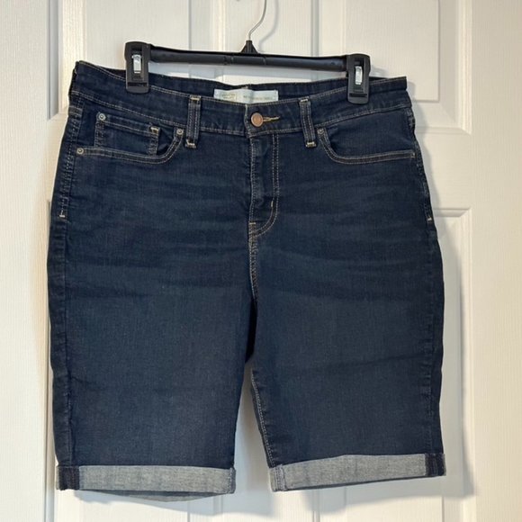 Levi's Rolled Hem Bermuda Shorts, size 14 / 32 - Picture 1 of 5